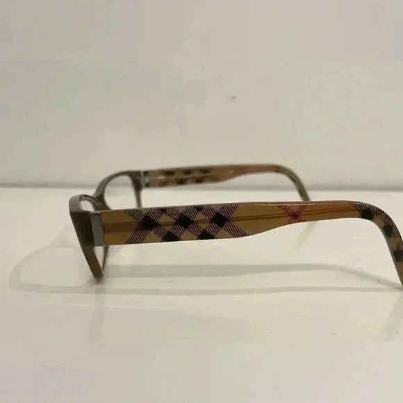 Burberry Women’s Eyeglasses Frames 54 17 135 Plastic B2004 Rectangular - Picture 4 of 9